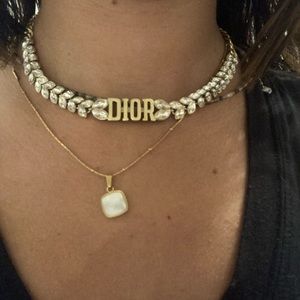 Dior choker vintage preloved authentic